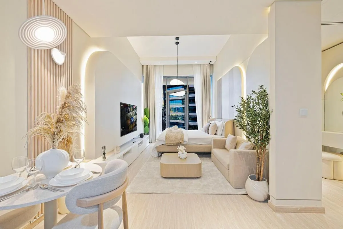 Appartamento Tranquil Haven Near Burj Khalifa Dubai Emirati Arabi Uniti